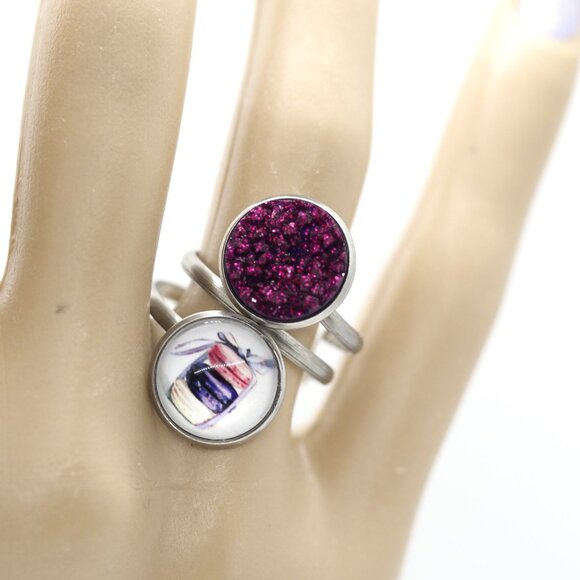 Red Macaroon Ring - Picture 4 of 6